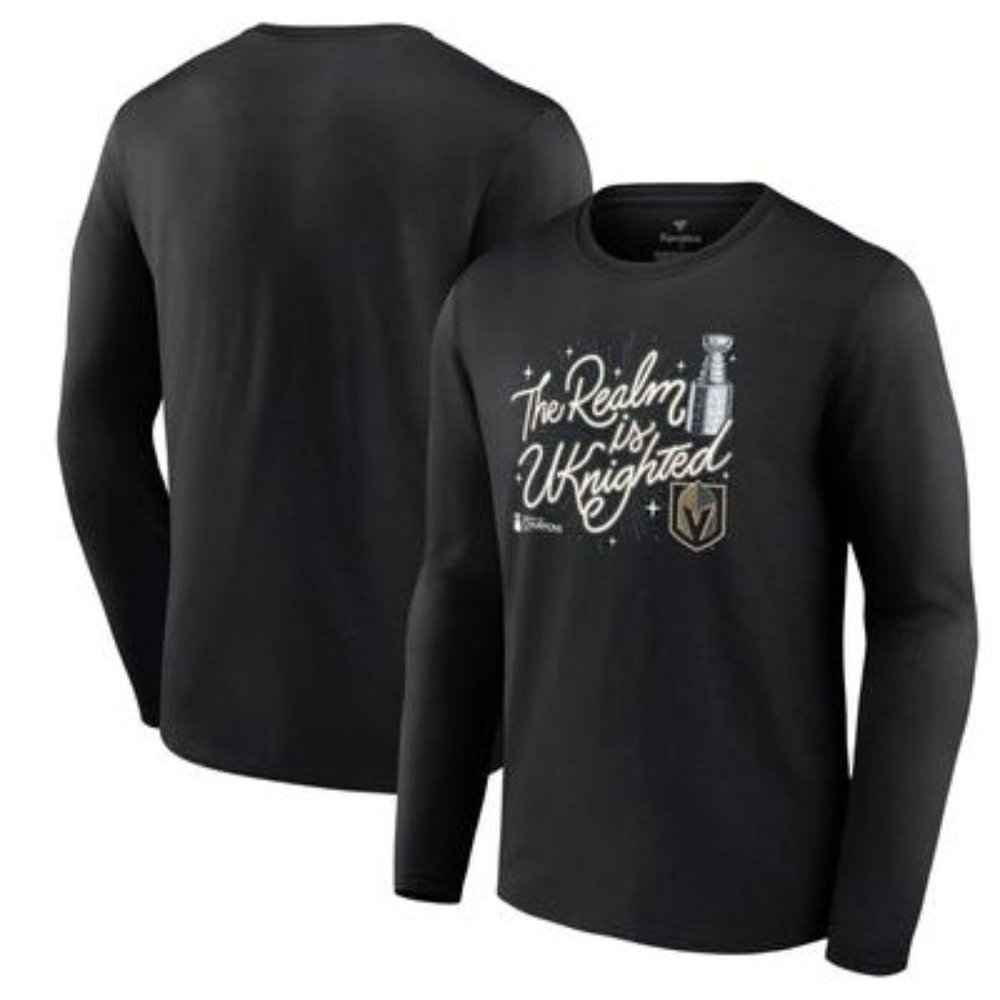 NWT Vegas Golden Knights Fanatics 2023 Stanley Cup Champion T-Shirt S 4HL131